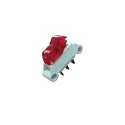 Interruptor  1 tecla - 2 pos - 3 term - rojo